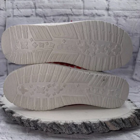 Hey Dude Wendy Patriotic Americana Slip On Shoes Women's Size 5 USA Flag NEW - Picture 13 of 13